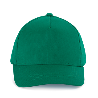 Gorra algodón - 5 paneles - Kelly Green
