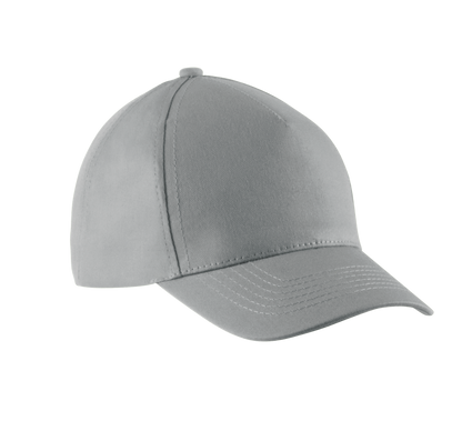 Gorra algodón - 5 paneles - Light Grey