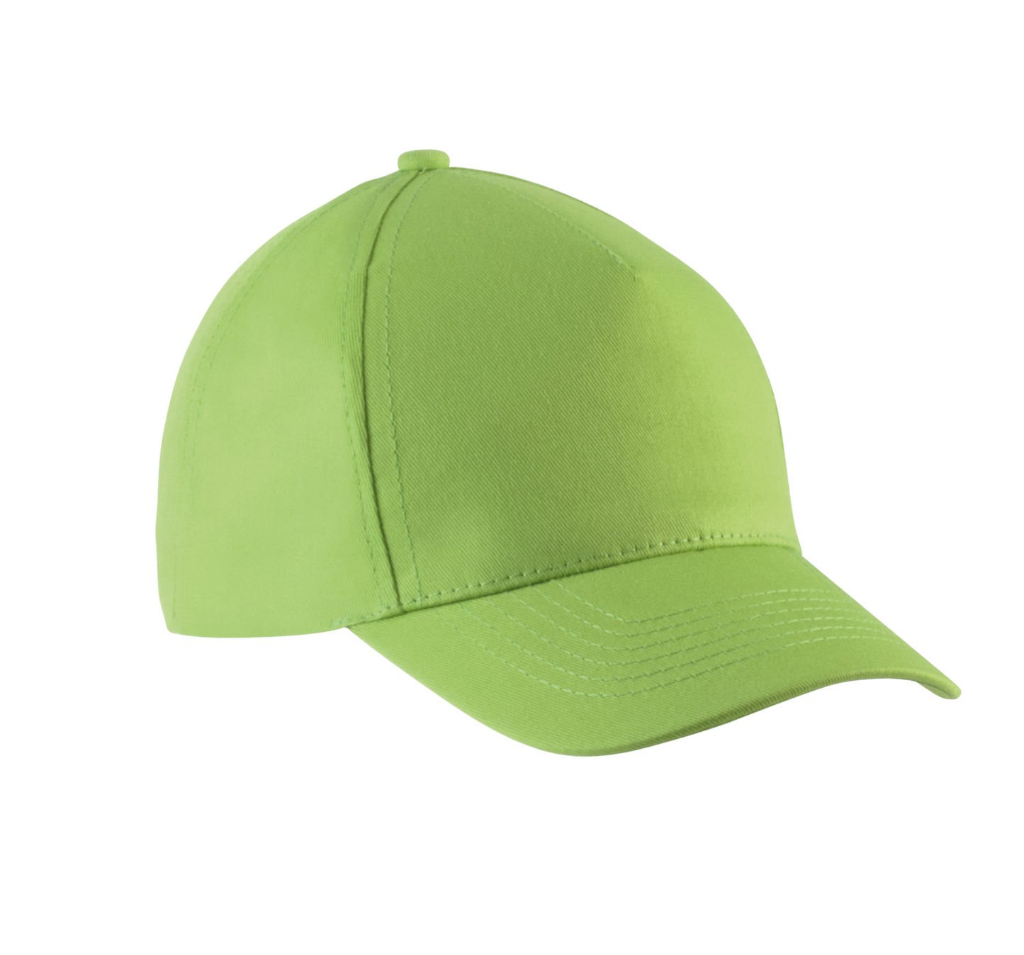 Gorra algodón - 5 paneles - Lime