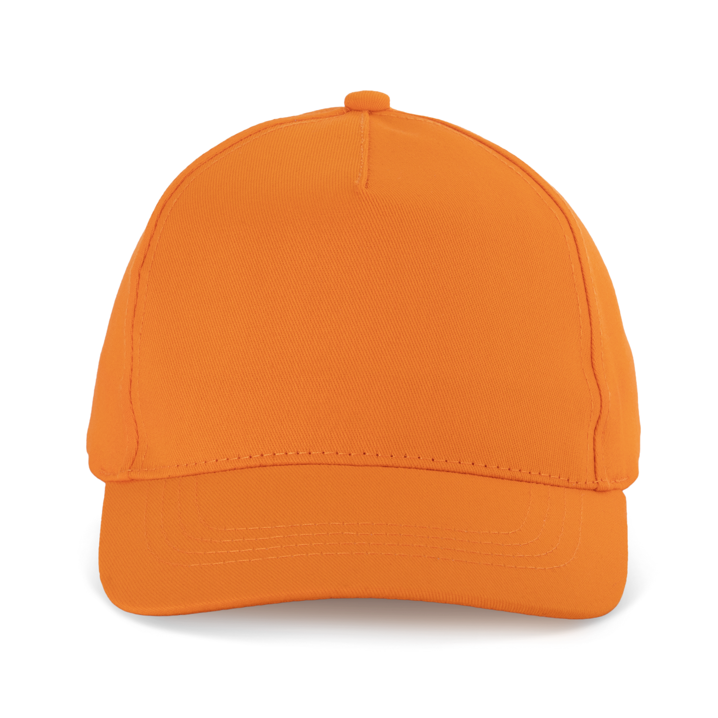 Gorra algodón - 5 paneles - Orange