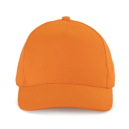 Gorra algodón - 5 paneles - Orange