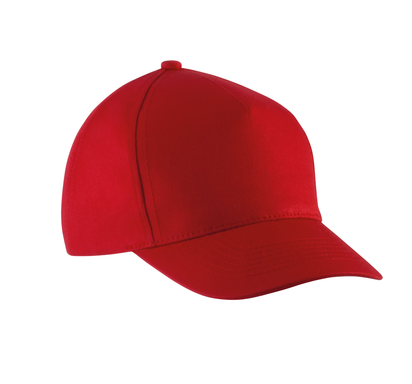 Gorra algodón - 5 paneles - Red