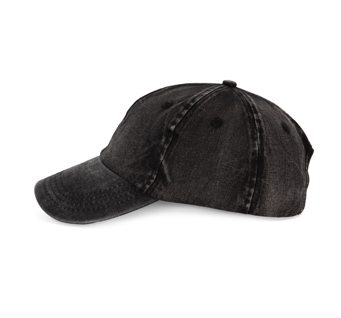 Gorra vintage - 6 paneles - Washed Black