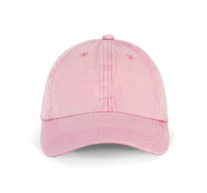 Gorra vintage - 6 paneles - Washed Dark Pink