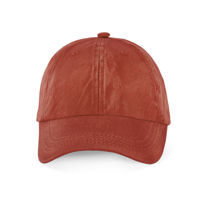 Gorra vintage - 6 paneles - Washed Orange Brick
