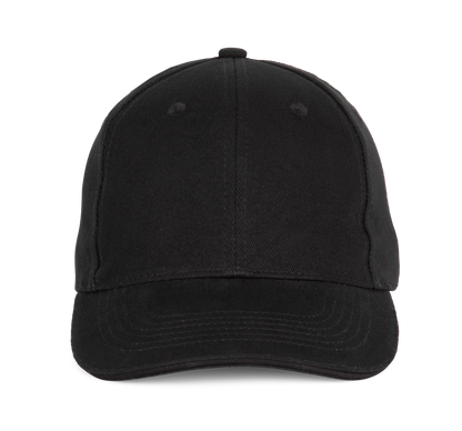 Gorra béisbol con sándwich - 6 paneles - Black