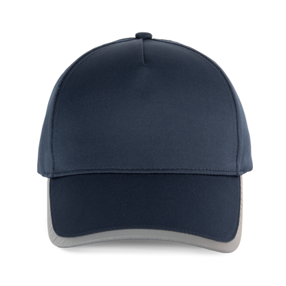 Gorra de 5 paneles de poliéster - Navy