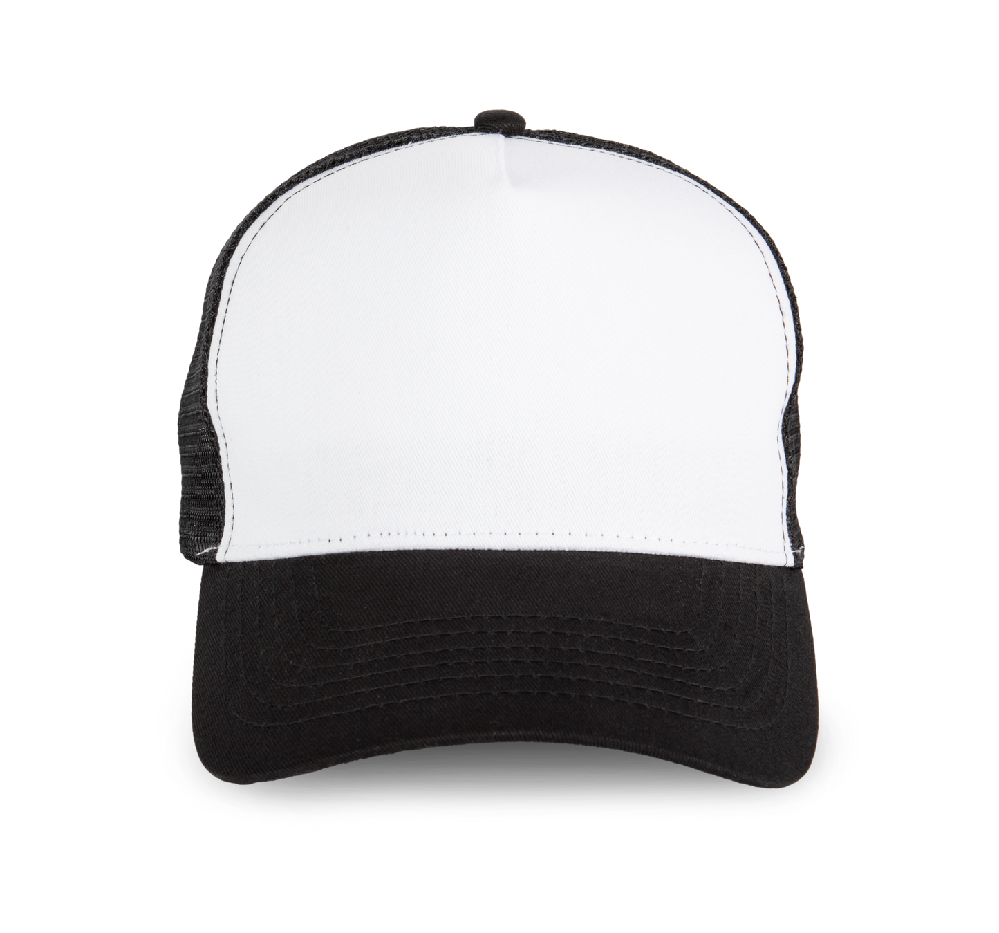 Gorra trucker - 5 paneles - Black / White
