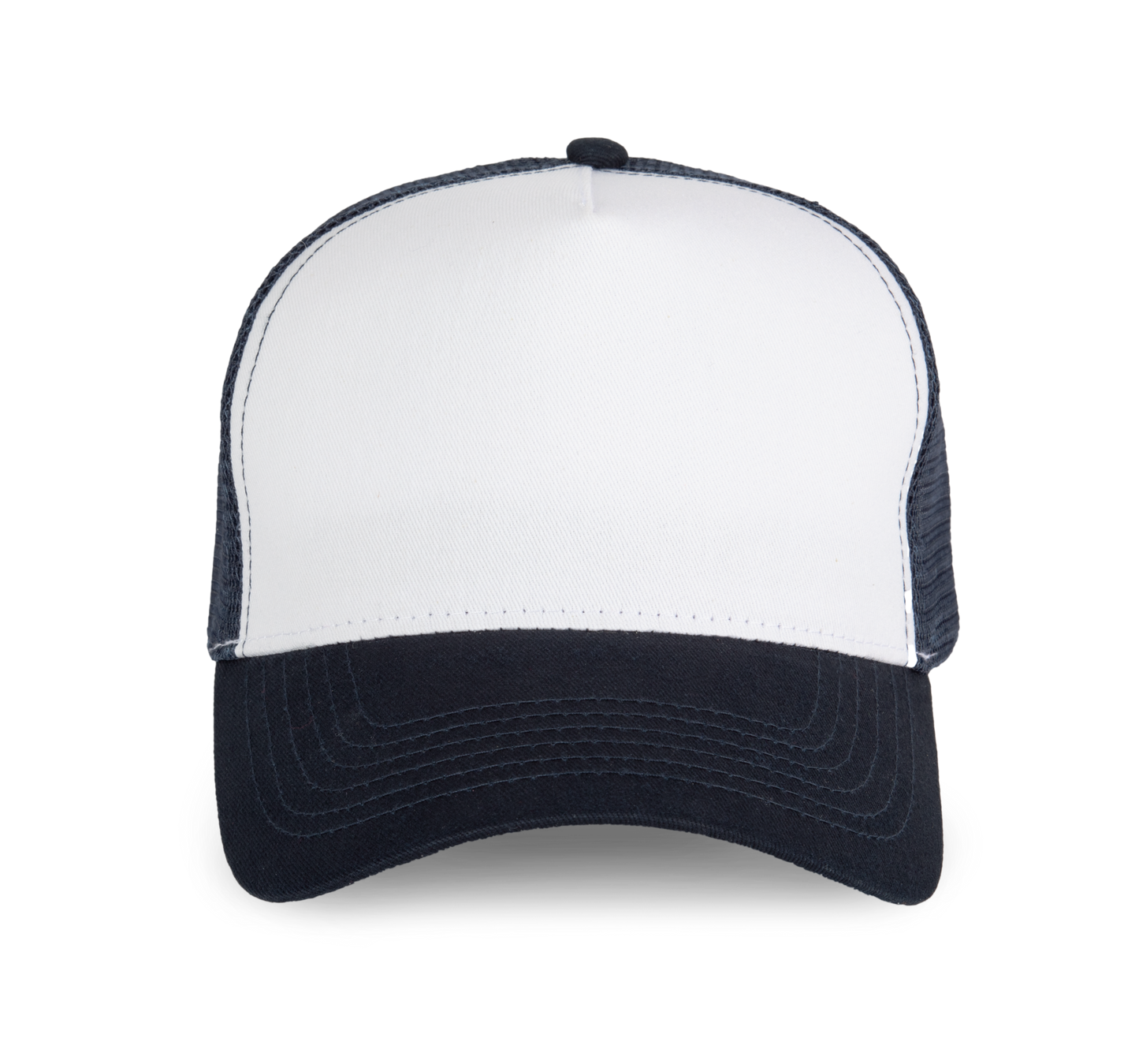Gorra trucker - 5 paneles - Navy / White