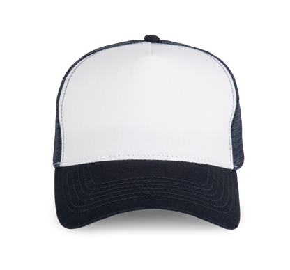 Gorra trucker - 5 paneles - Navy / White