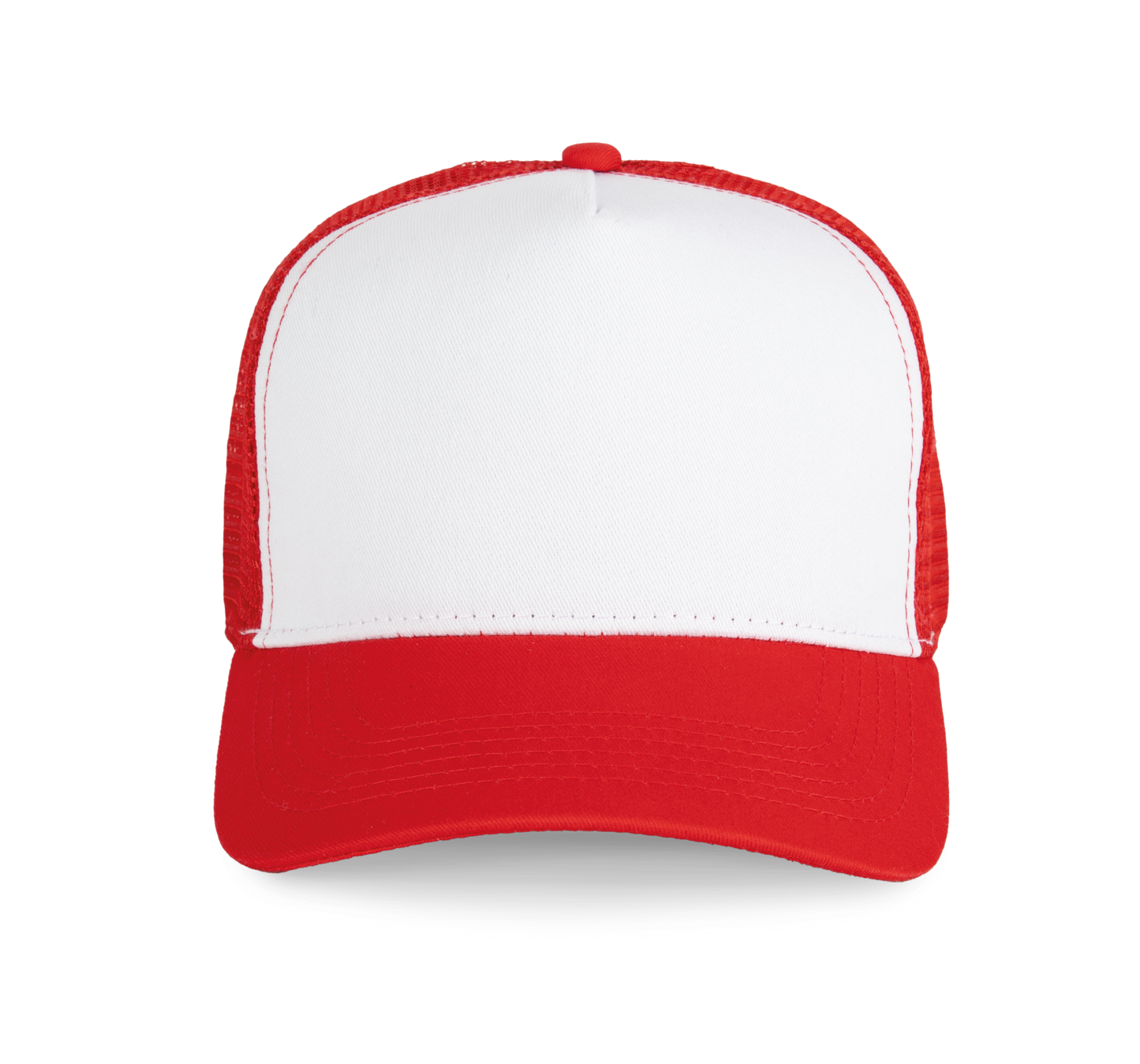Gorra trucker - 5 paneles - Red / White