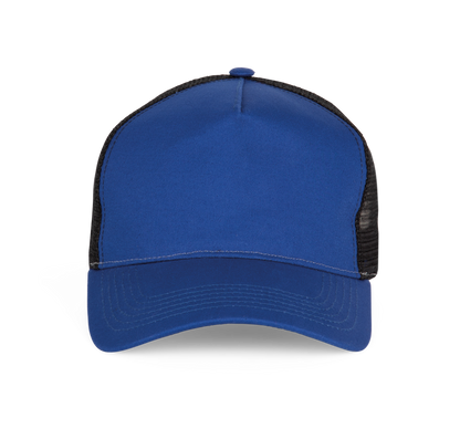 Gorra trucker - 5 paneles - Royal Blue / Black