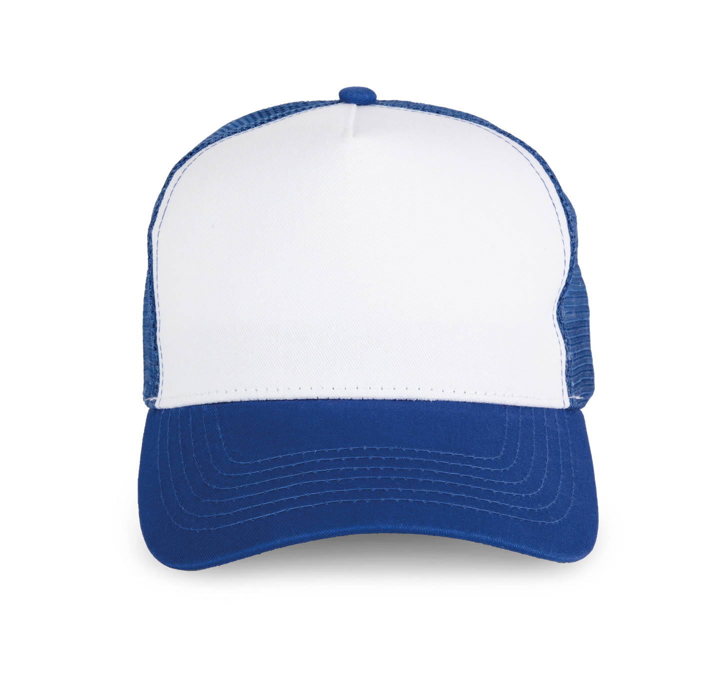 Gorra trucker - 5 paneles - Royal Blue / White