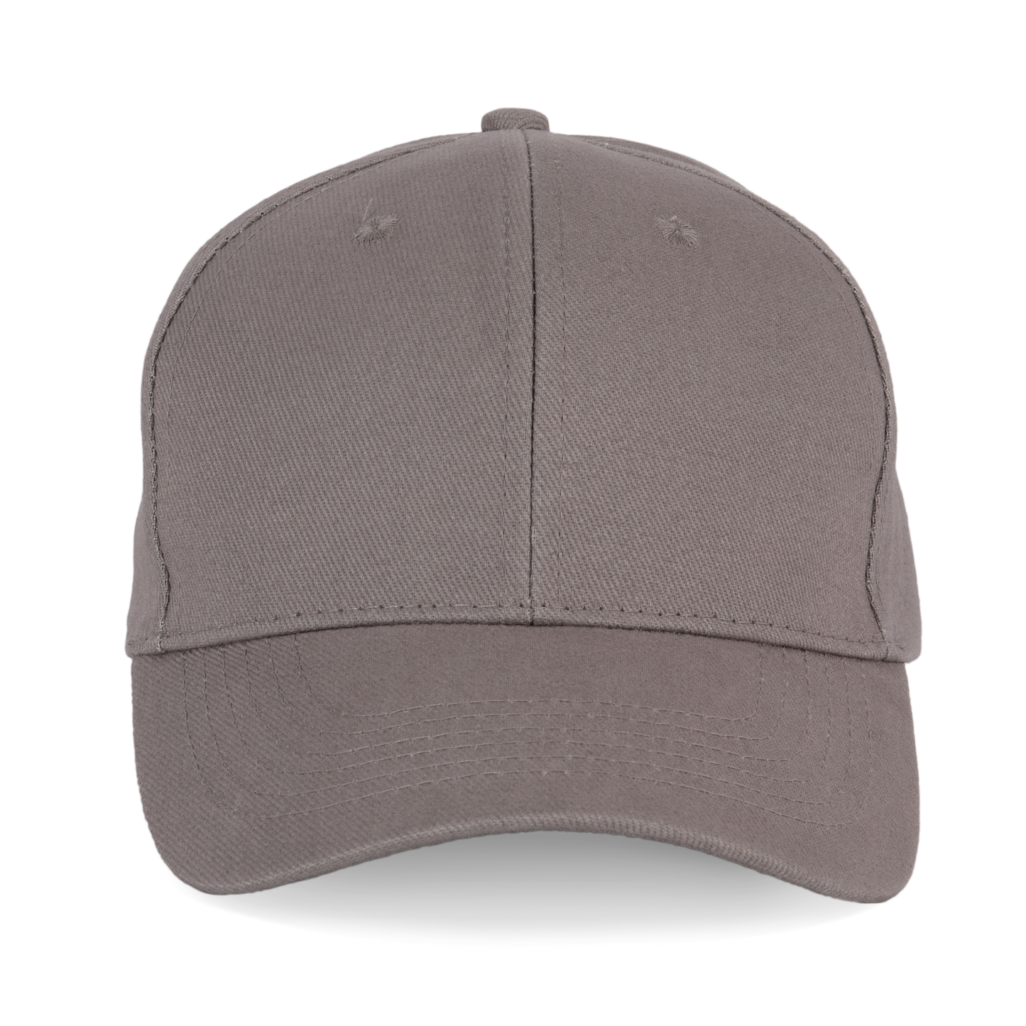 Gorra de algodón bio - 6 paneles - Metal Grey