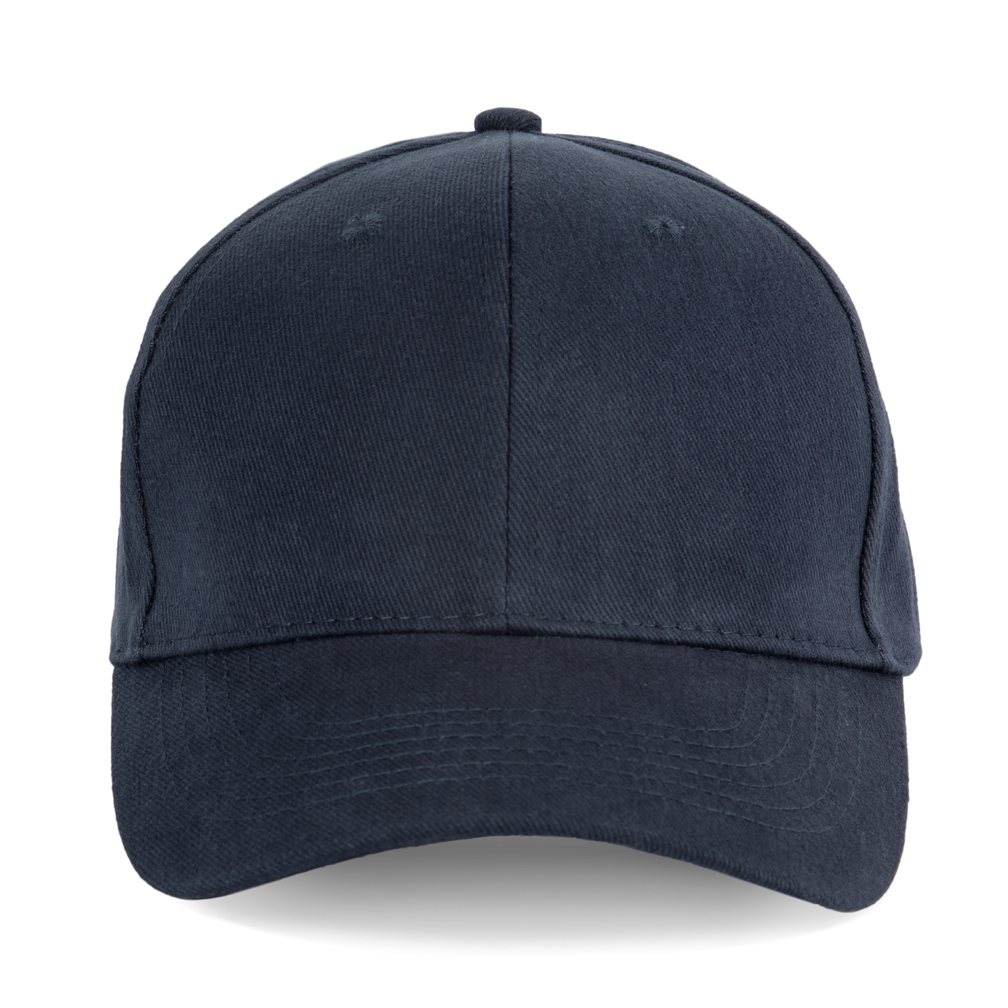 Gorra de algodón bio - 6 paneles - Navy