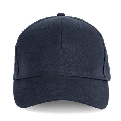 Gorra de algodón bio - 6 paneles - Navy