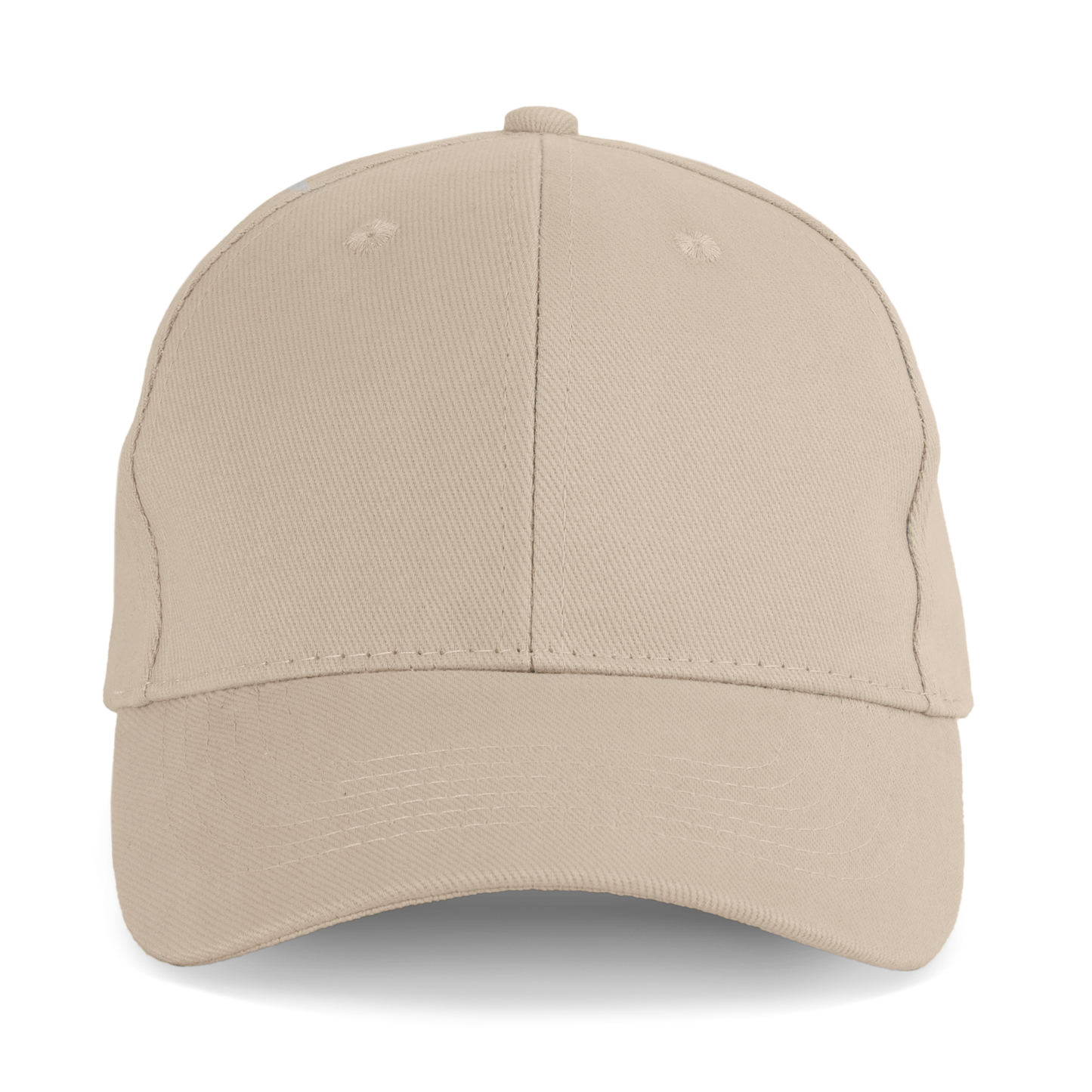 Gorra de algodón bio - 6 paneles - Wet Sand