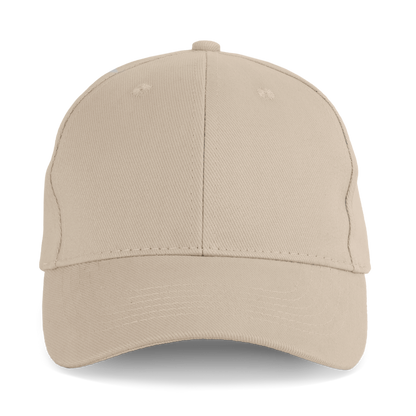 Gorra de algodón bio - 6 paneles - Wet Sand