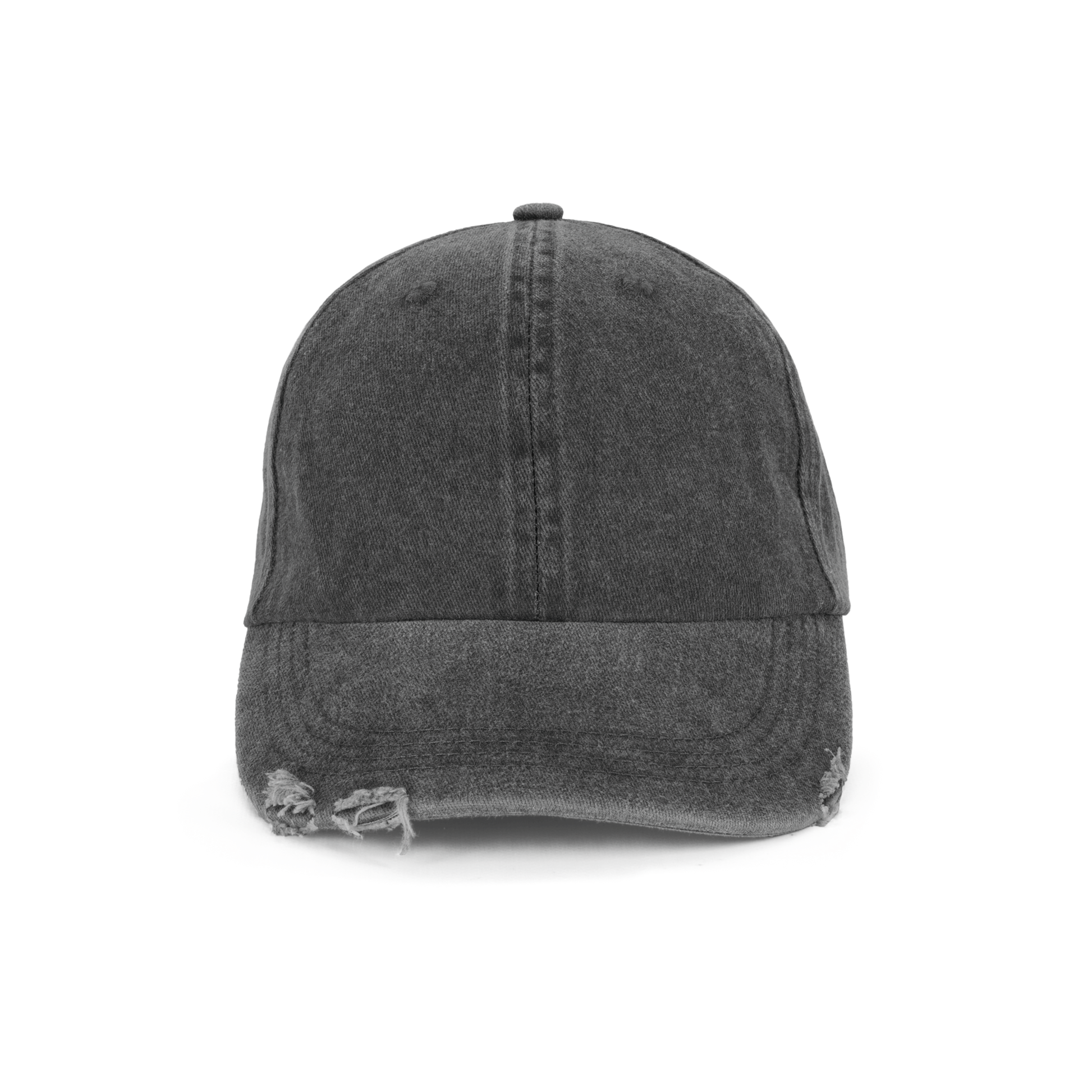 Gorra vintage efecto desgastado - 6 paneles - Washed Black