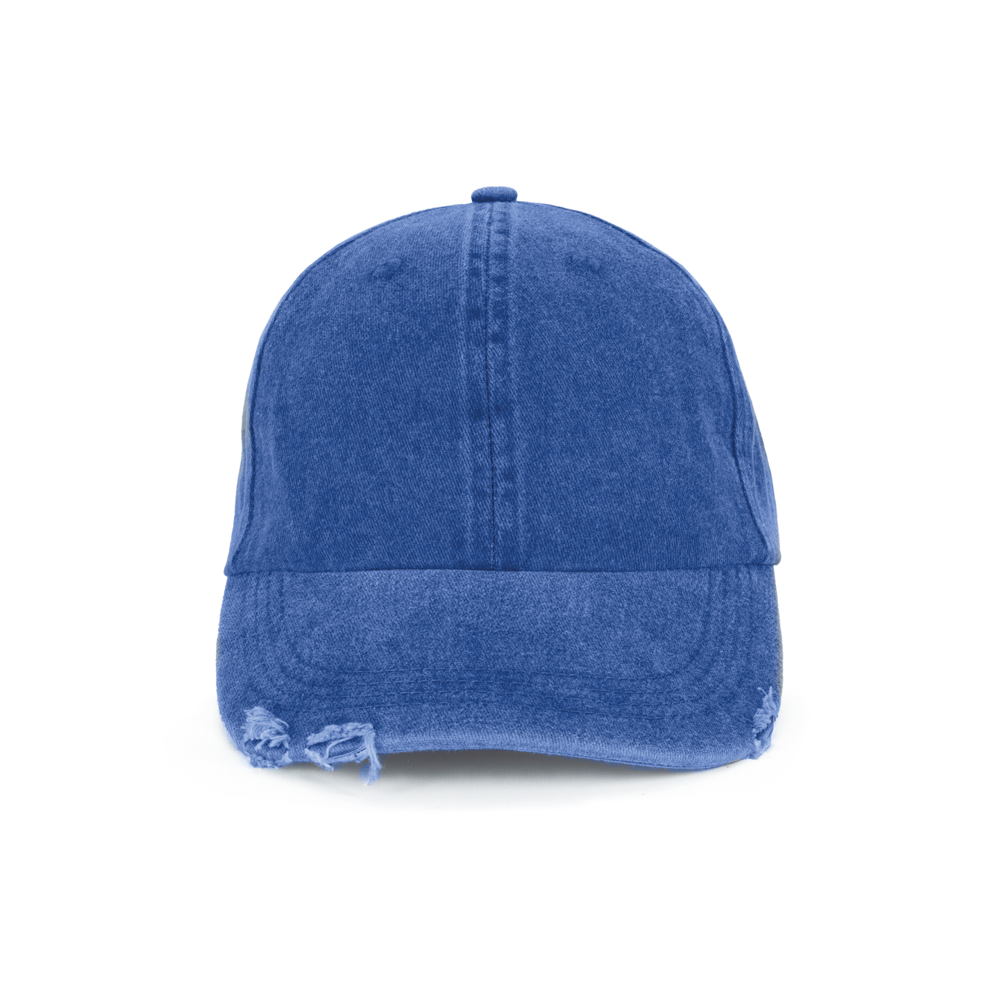 Gorra vintage efecto desgastado - 6 paneles - Washed Blue Quartz