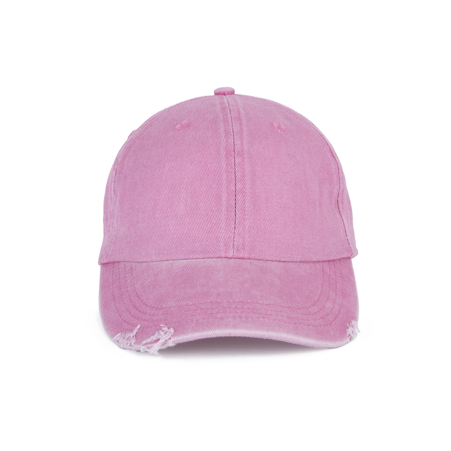 Gorra vintage efecto desgastado - 6 paneles - Washed Dark Pink