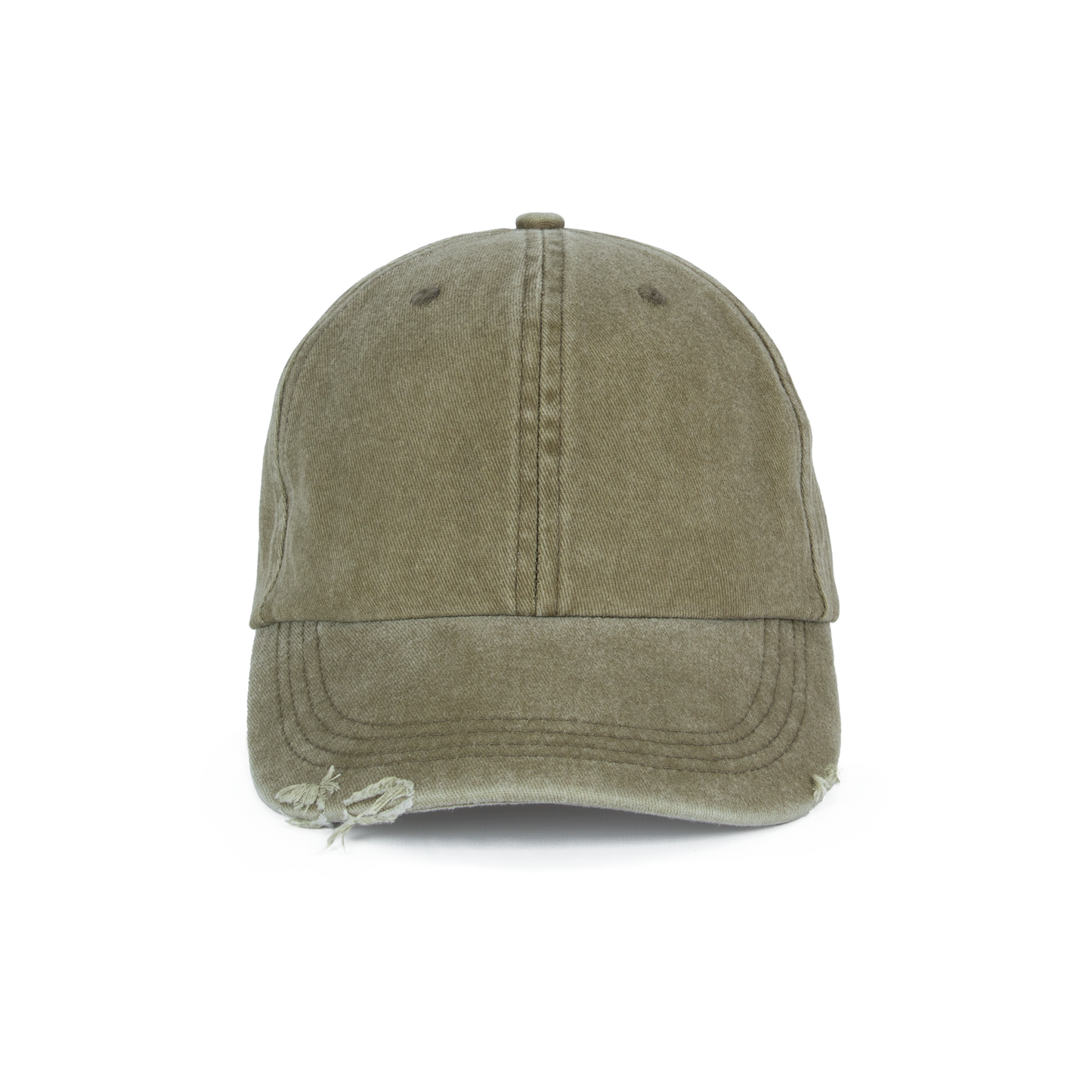Gorra vintage efecto desgastado - 6 paneles - Washed Ivy Green