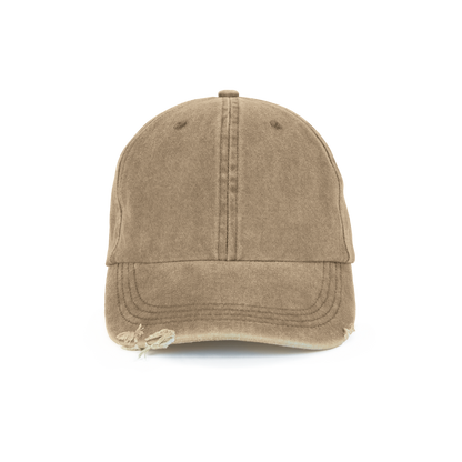 Gorra vintage efecto desgastado - 6 paneles - Washed Swamp Green