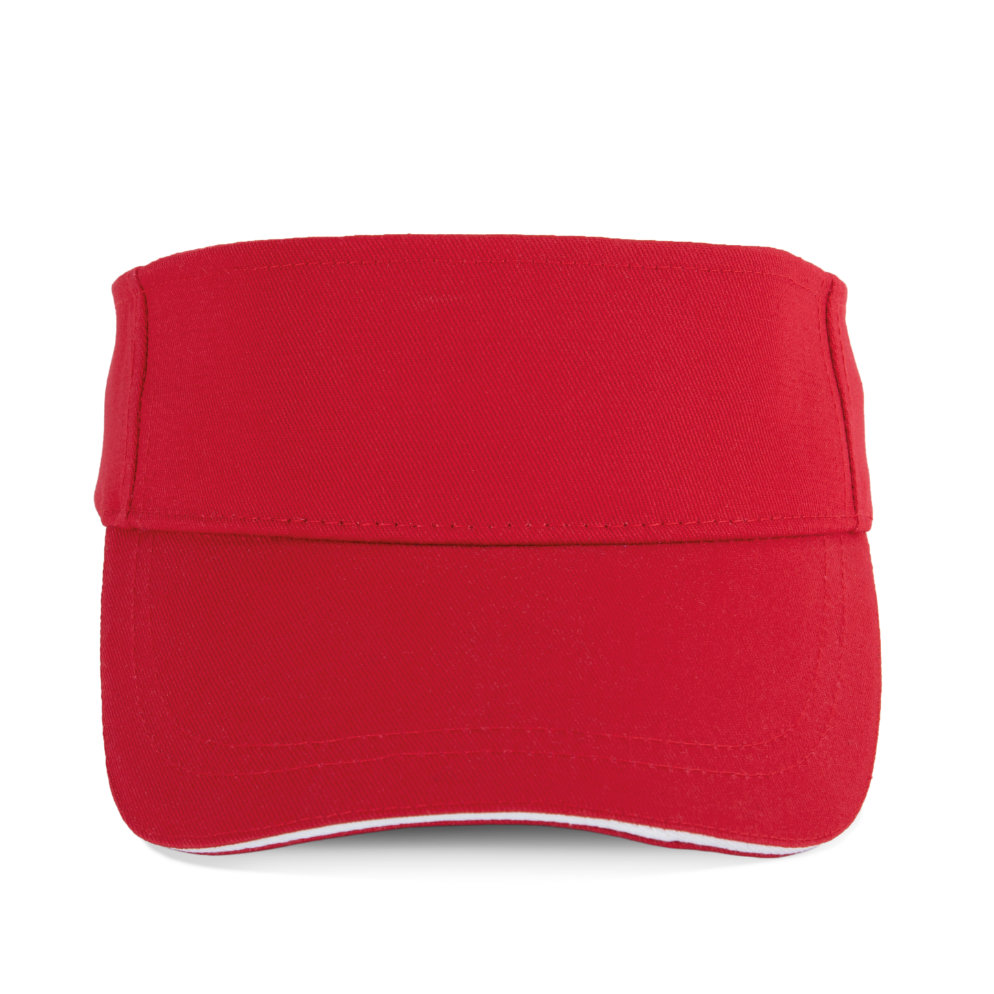 Visera deportiva de algodón - Classic Red / White