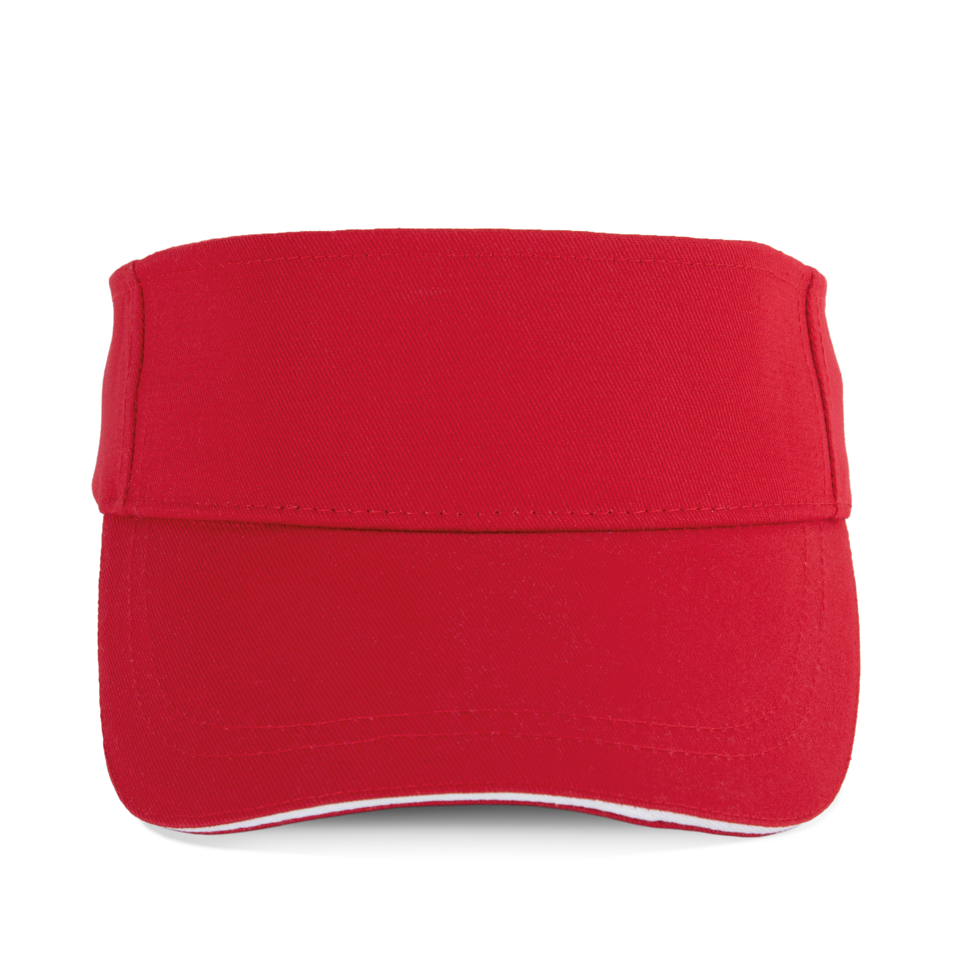 Visera deportiva de algodón - Classic Red / White