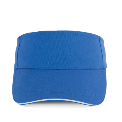 Visera deportiva de algodón - Nebulas Blue / White