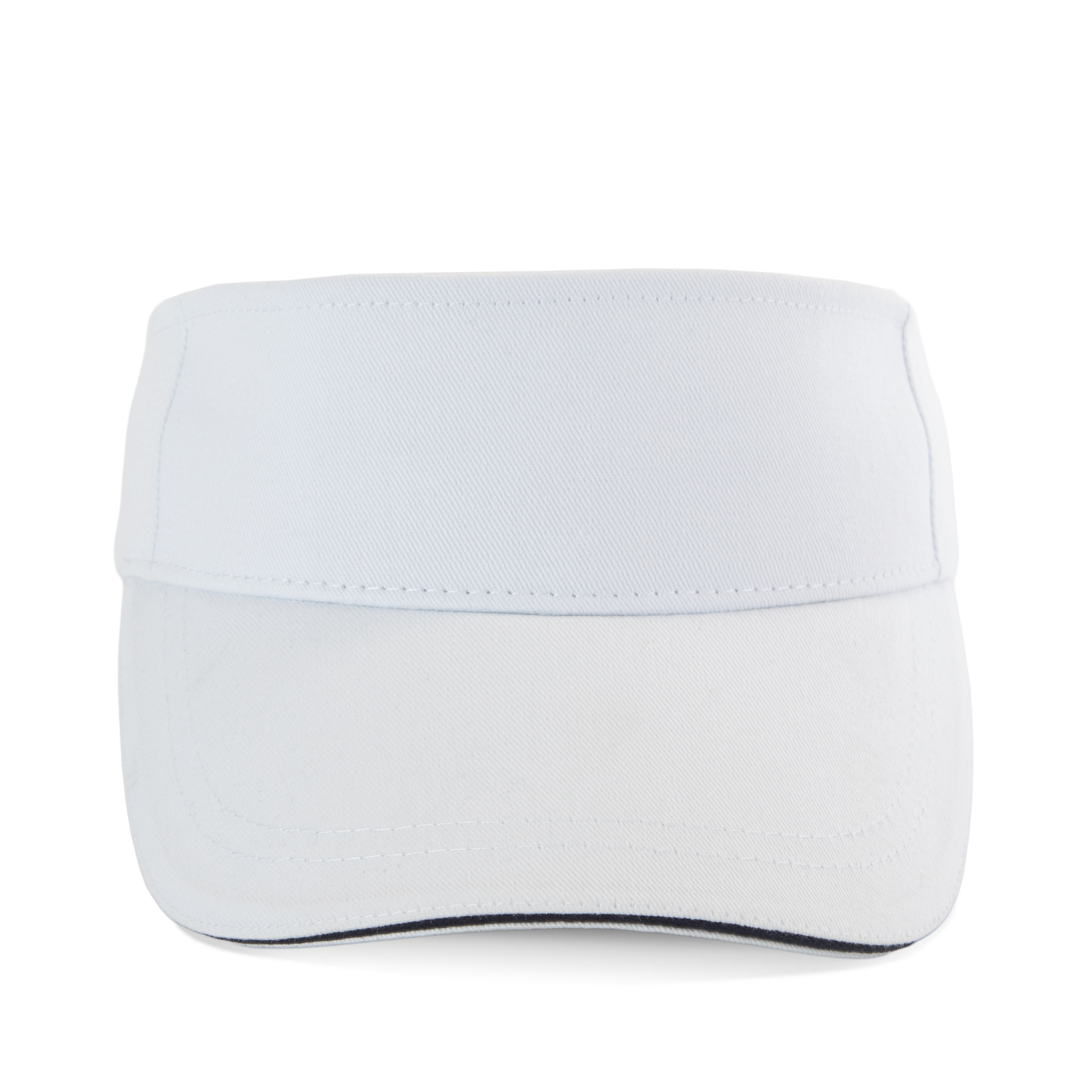 Visera deportiva de algodón - White / Navy