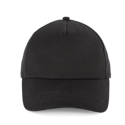 Gorra de lona de algodón de 5 paneles - K-up Gold Label - Black