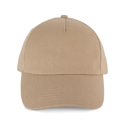 Gorra de lona de algodón de 5 paneles - K-up Gold Label - Oak Brown
