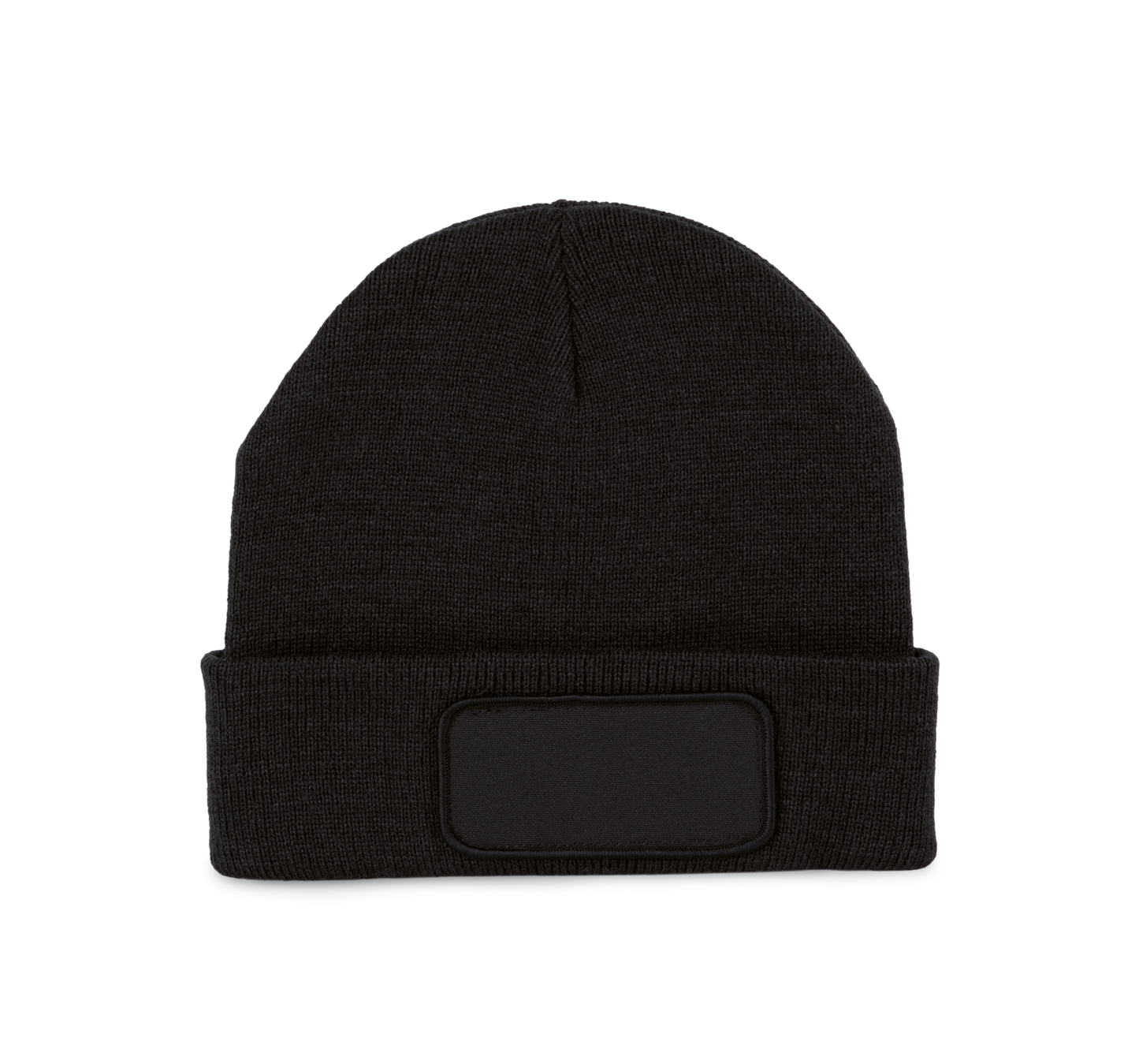 Gorro reciclado con parche - Black