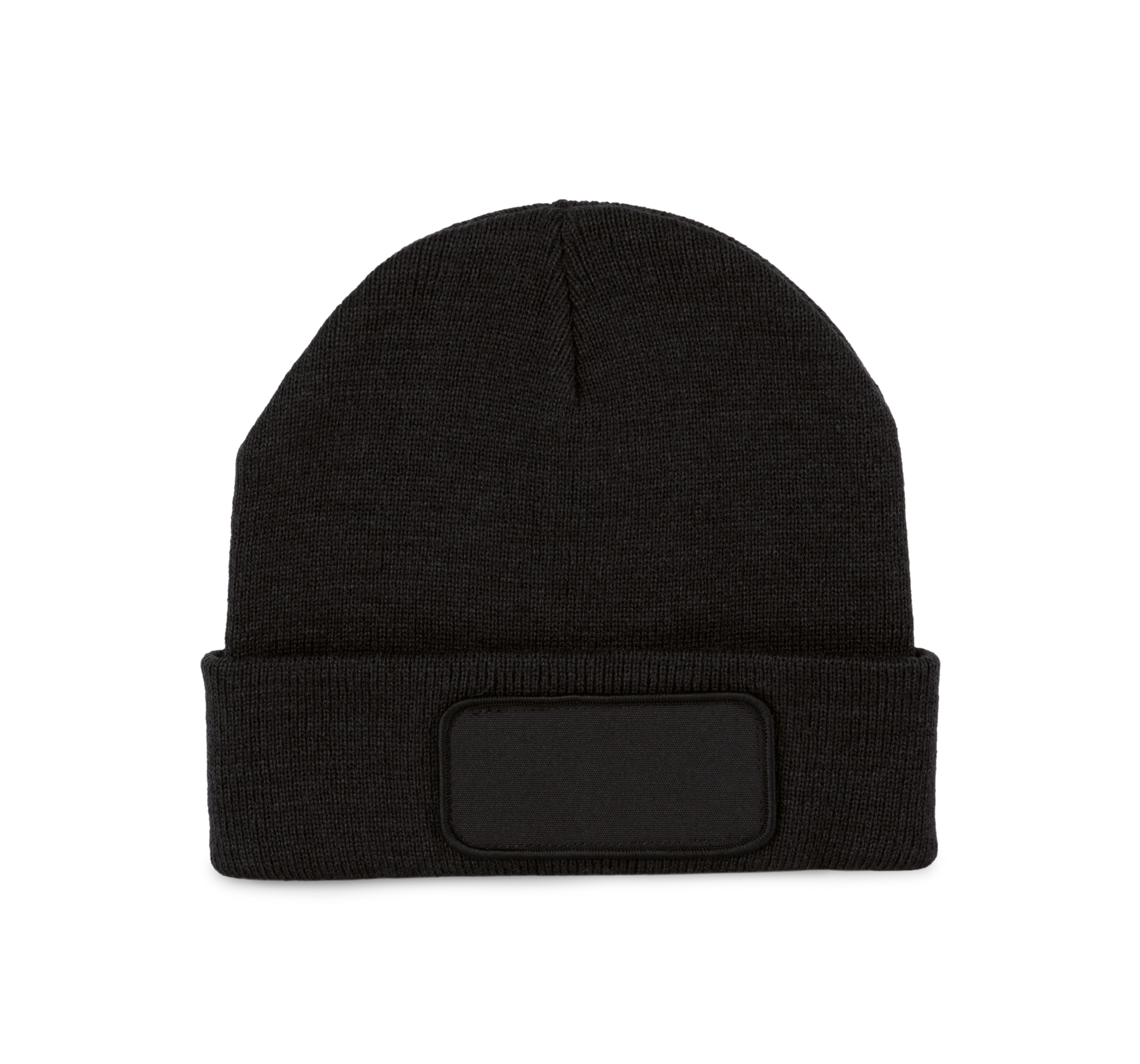 Gorro reciclado con parche - Black