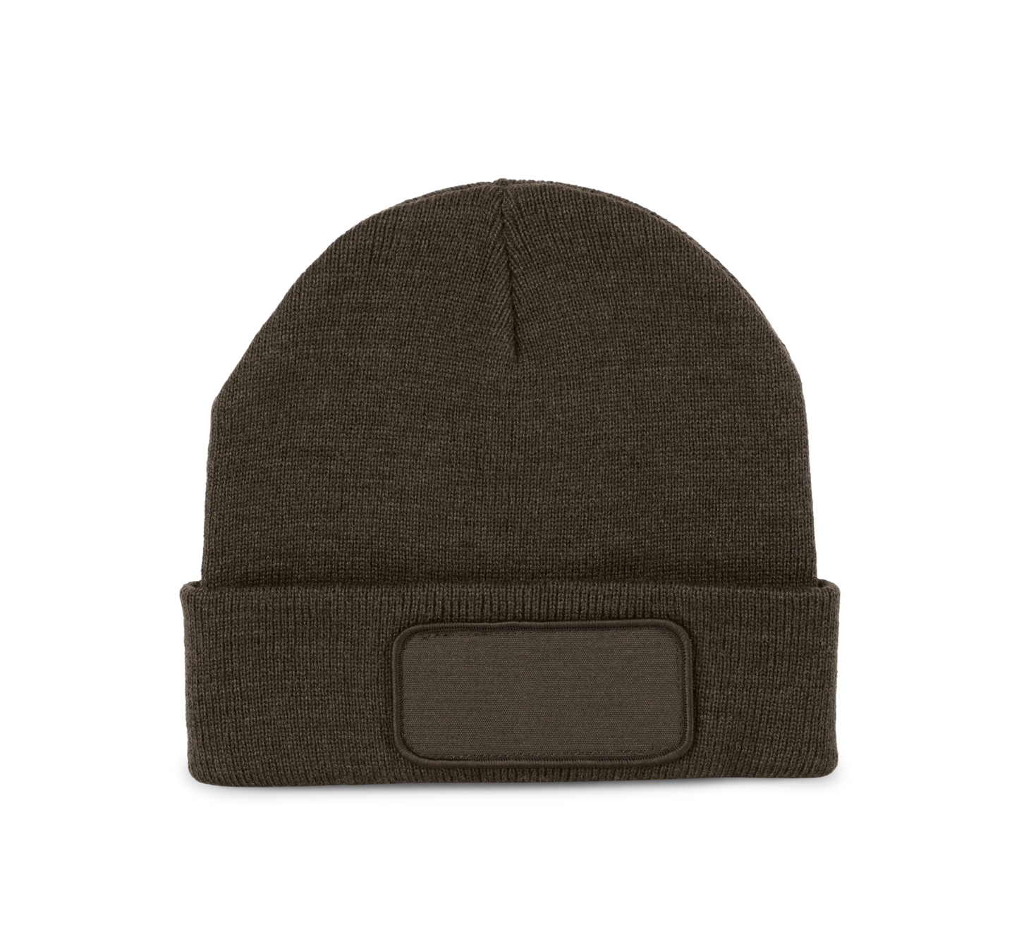 Gorro reciclado con parche - Dark Khaki