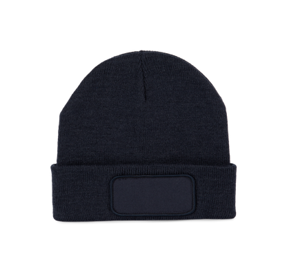 Gorro reciclado con parche - Navy