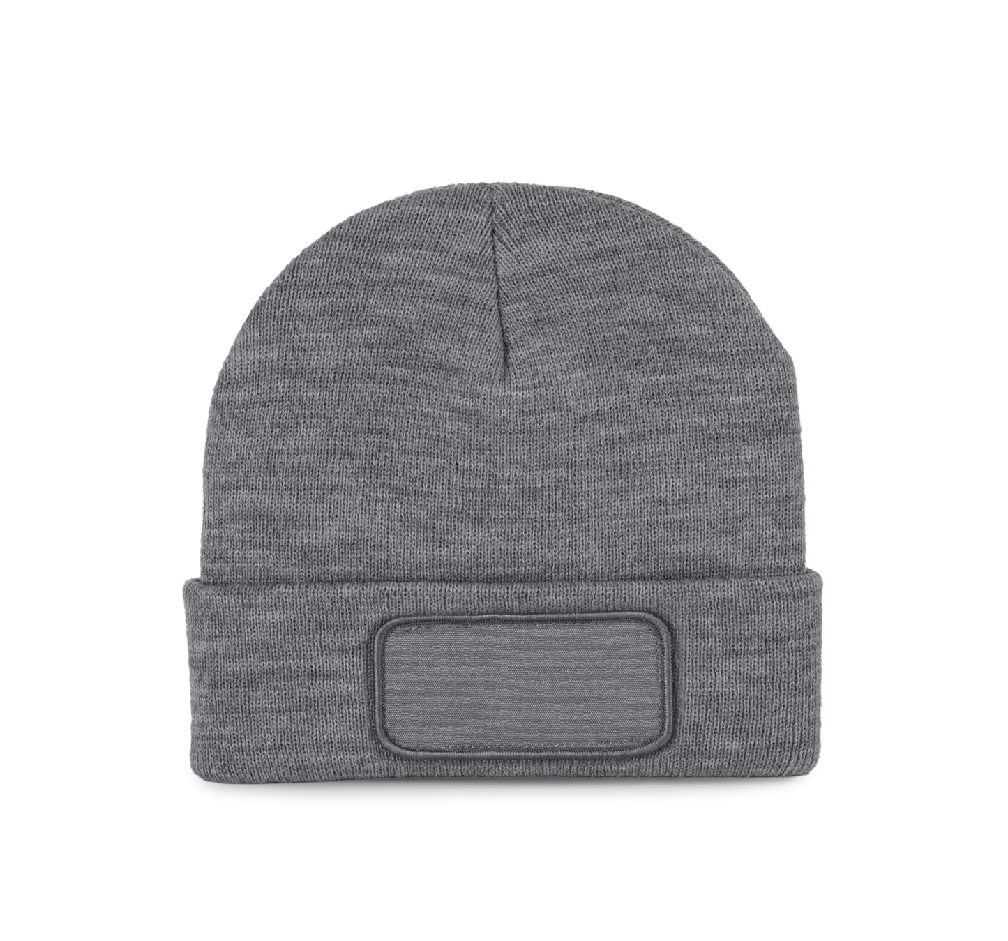Gorro reciclado con parche - Oxford grey