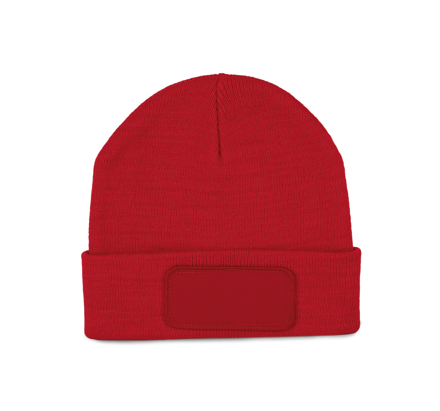 Gorro reciclado con parche - Red