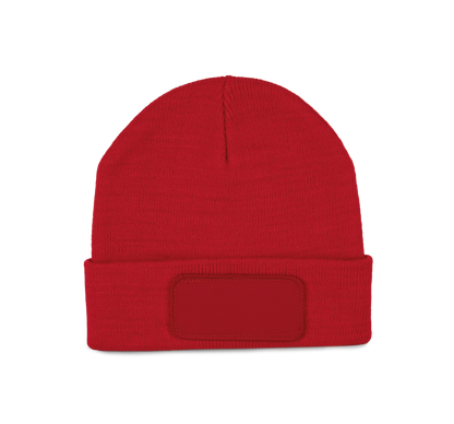 Gorro reciclado con parche - Red