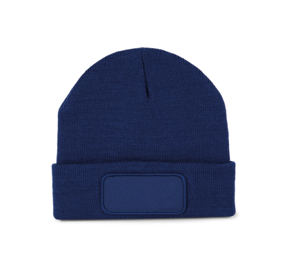 Gorro reciclado con parche - Royal Blue