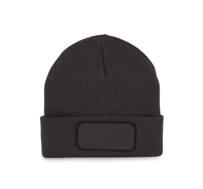 Gorro con parche - Dark Grey
