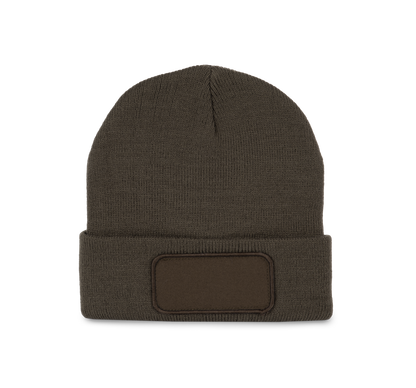 Gorro con parche - Dark Khaki