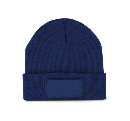 Gorro con parche - Royal Blue