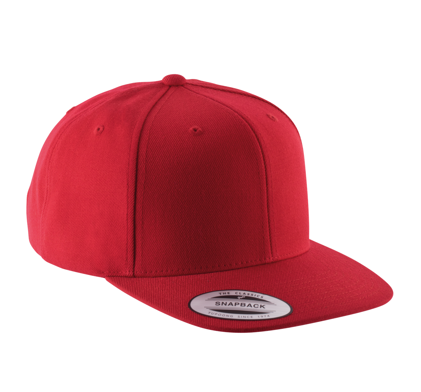 Gorra visera plana - 6 paneles - Red