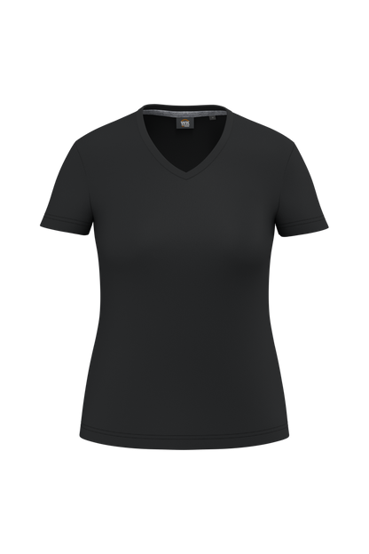 CAMISETA ECORRESPONSABLE ANTIBACTERIANA CUELLO DE PICO MUJER - WK317