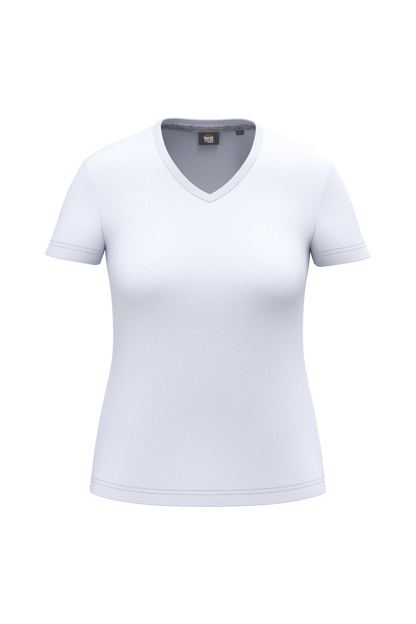CAMISETA ECORRESPONSABLE ANTIBACTERIANA CUELLO DE PICO MUJER - WK317