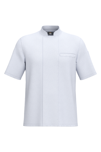 CHAQUETA DE COCINA ECORRESPONSABLE Y TRANSPIRABLE DE MANGA CORTA UNISEX -WK501