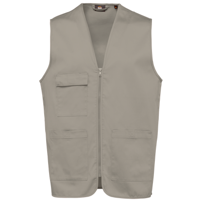 Chaleco polialgodón multibolsillos - Unisex