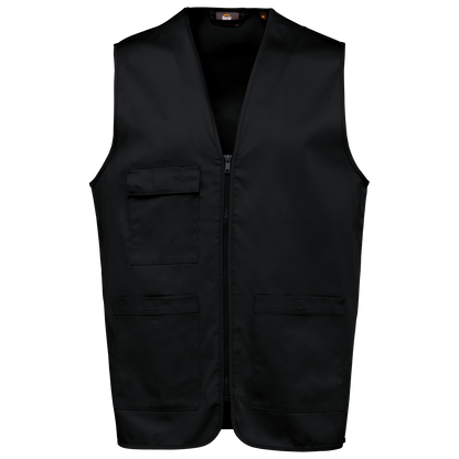 Chaleco polialgodón multibolsillos - Unisex